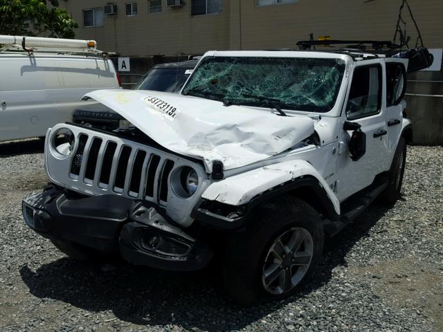 1C4HJXEG5JW155236 - 2018 JEEP WRANGLER U WHITE photo 2