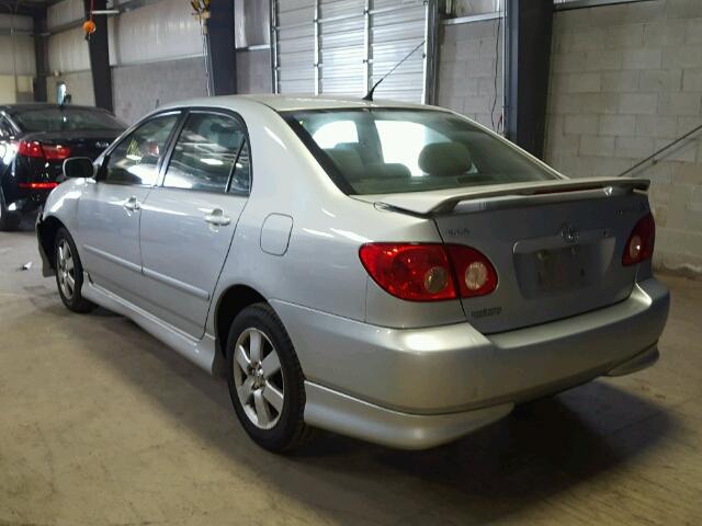 2T1BR32E98C858321 - 2008 TOYOTA COROLLA CE SILVER photo 3