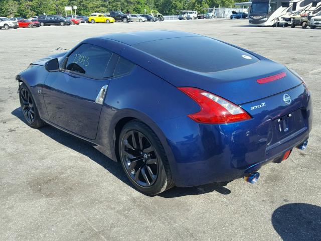 JN1AZ4EH3GM937334 - 2016 NISSAN 370Z BASE BLUE photo 3