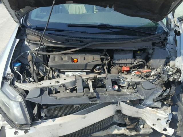 2HGFB2F98CH552188 - 2012 HONDA CIVIC EXL SILVER photo 7