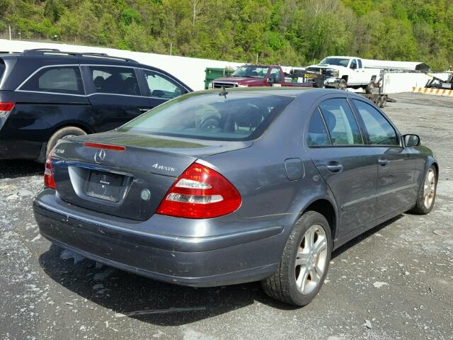 WDBUF87J16X188460 - 2006 MERCEDES-BENZ E 350 4MAT GRAY photo 4