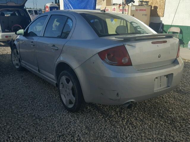 1G1AF5F59A7197156 - 2010 CHEVROLET COBALT 2LT SILVER photo 3