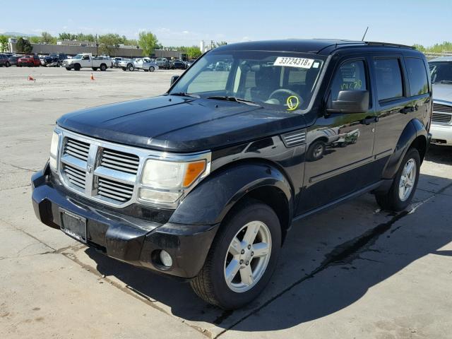 1D8GU28K67W664235 - 2007 DODGE NITRO SXT BLACK photo 2