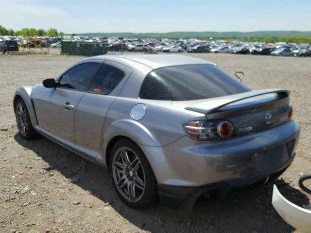 JM1FE17N740135923 - 2004 MAZDA RX8 GRAY photo 3