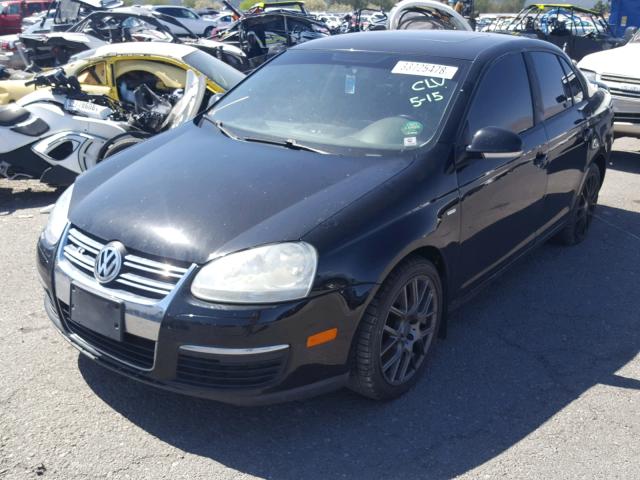 3VWRJ71KX8M185354 - 2008 VOLKSWAGEN JETTA WOLF BLACK photo 2