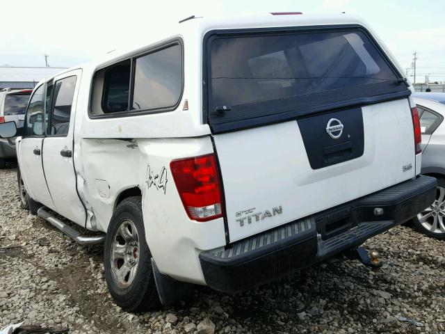 1N6AA07B54N510553 - 2004 NISSAN TITAN WHITE photo 3