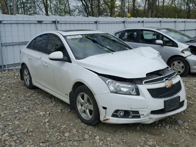 1G1PC5SB6D7108078 - 2013 CHEVROLET CRUZE LT WHITE photo 1