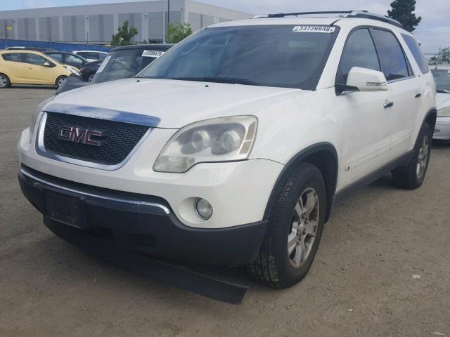 1GKEV23D09J113010 - 2009 GMC ACADIA SLT თეთრი ფოტო 2