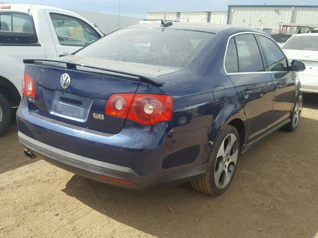 3VWXJ71KX6M775249 - 2006 VOLKSWAGEN JETTA GLI BLUE photo 4