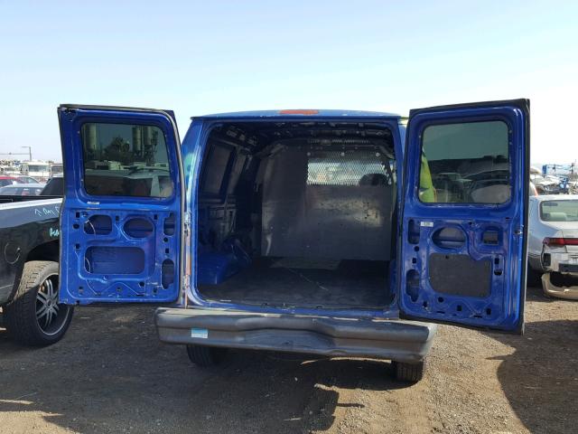 1FTNE24203HA50403 - 2003 FORD ECONOLINE BLUE photo 6