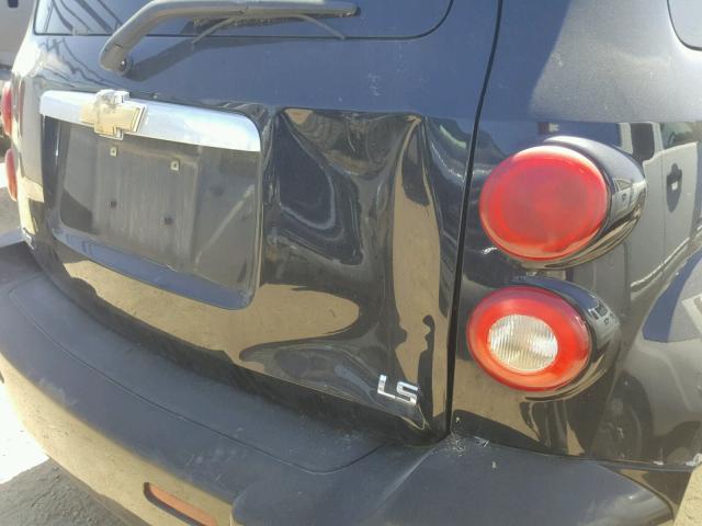 3GNDA13D26S603706 - 2006 CHEVROLET HHR LS BLACK photo 10
