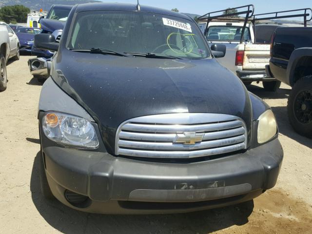 3GNDA13D26S603706 - 2006 CHEVROLET HHR LS BLACK photo 9