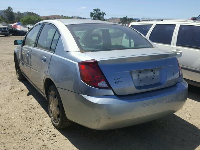 1G8AJ52F53Z100301 - 2003 SATURN ION LEVEL ლურჯი ფოტო 3