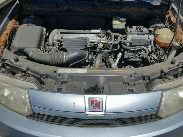1G8AJ52F53Z100301 - 2003 SATURN ION LEVEL ლურჯი ფოტო 7