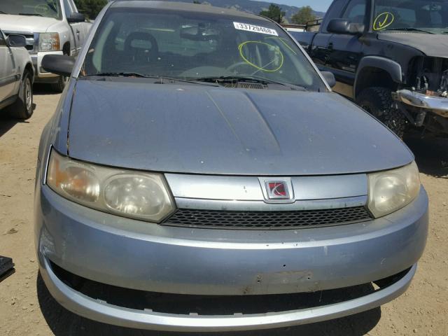 1G8AJ52F53Z100301 - 2003 SATURN ION LEVEL ლურჯი ფოტო 9
