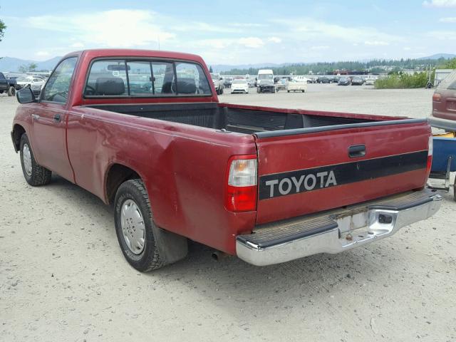 JT4VD10A3P0003994 - 1993 TOYOTA T100 RED photo 3