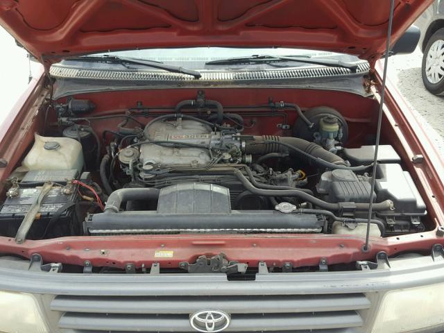 JT4VD10A3P0003994 - 1993 TOYOTA T100 RED photo 7