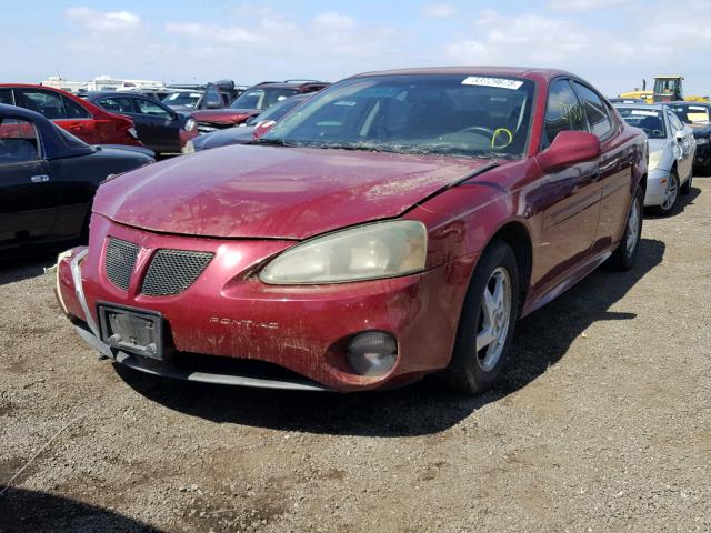 2G2WP522341133786 - 2004 PONTIAC GRAND PRIX MAROON photo 2