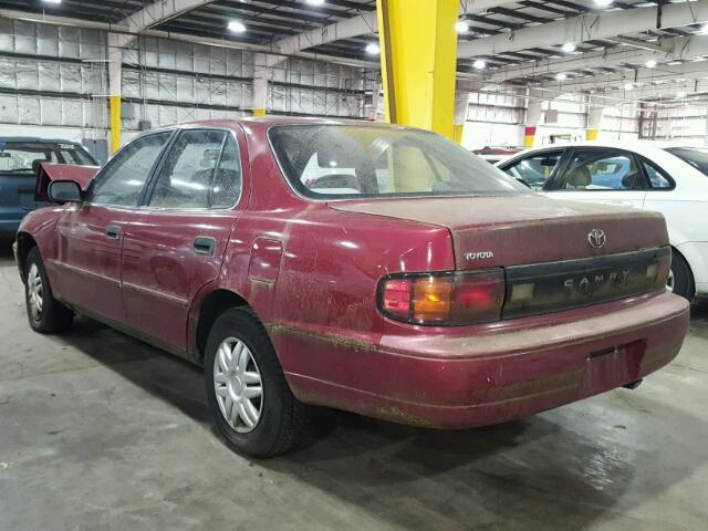 JT2SK11E7P0187582 - 1993 TOYOTA CAMRY DX RED photo 3