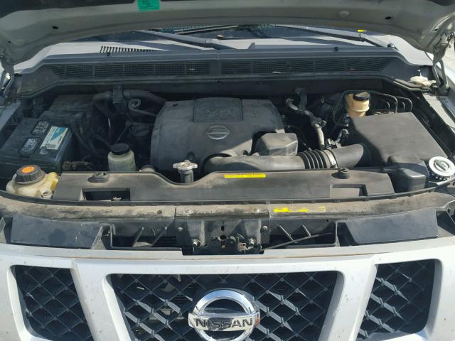 5N1AA08D48N609725 - 2008 NISSAN ARMADA SE SILVER photo 7