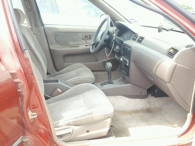 1N4AB41D7WC740505 - 1998 NISSAN SENTRA E BURGUNDY photo 5