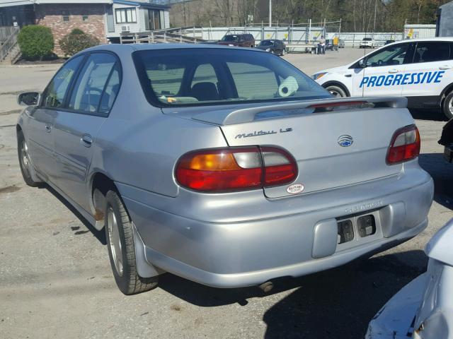 1G1NE52J9Y6347287 - 2000 CHEVROLET MALIBU LS 银色 照片 3