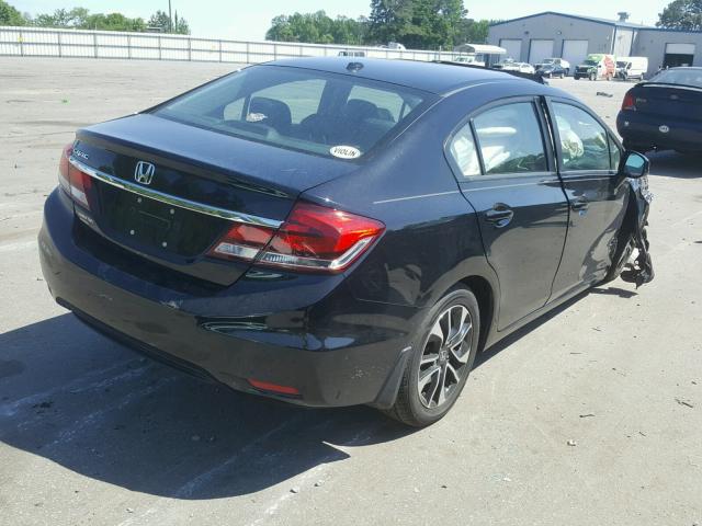 19XFB2F90DE046981 - 2013 HONDA CIVIC EXL შავი ფოტო 4