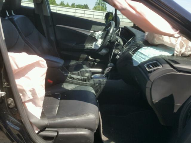 19XFB2F90DE046981 - 2013 HONDA CIVIC EXL შავი ფოტო 5