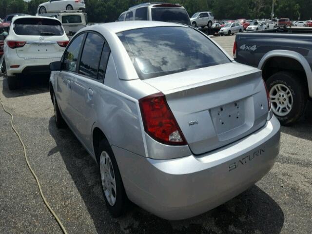 1G8AJ52F05Z119633 - 2005 SATURN ION LEVEL SILVER photo 3