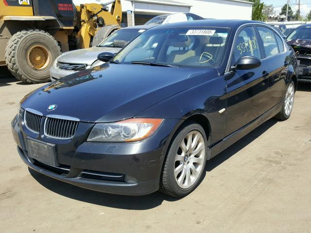 WBAVD53587AV14257 - 2007 BMW 335 XI BLACK photo 2