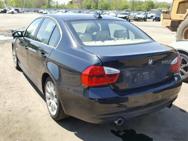 WBAVD53587AV14257 - 2007 BMW 335 XI BLACK photo 3