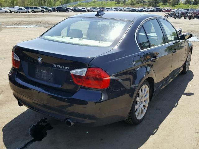 WBAVD53587AV14257 - 2007 BMW 335 XI BLACK photo 4