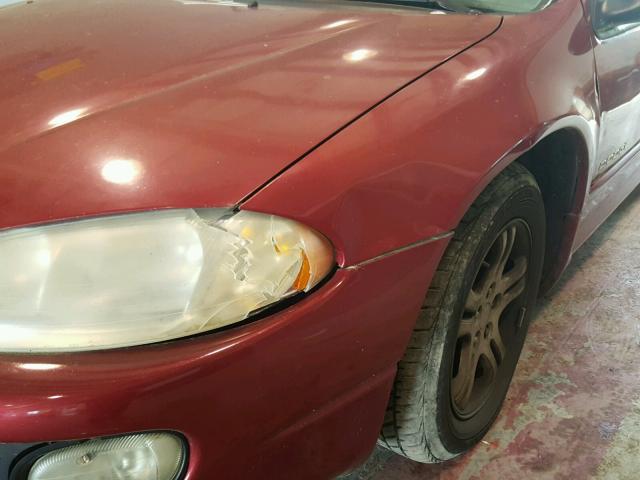 2B3HD56J3YH129900 - 2000 DODGE INTREPID E RED photo 9