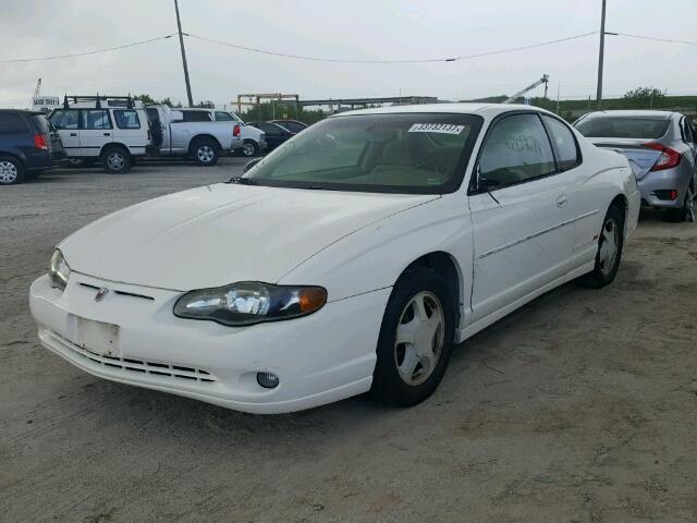 2G1WX15K429115725 - 2002 CHEVROLET MONTE CARL WHITE photo 2