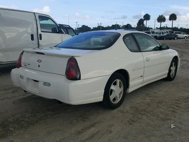 2G1WX15K429115725 - 2002 CHEVROLET MONTE CARL WHITE photo 4