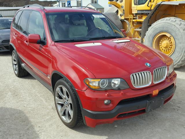 5UXFA93545LE82188 - 2005 BMW X5 4.8IS RED photo 1