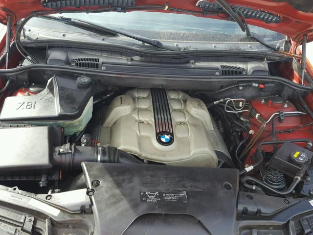5UXFA93545LE82188 - 2005 BMW X5 4.8IS RED photo 7