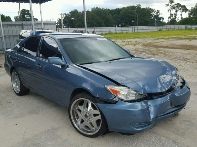 4T1BE32K23U664951 - 2003 TOYOTA CAMRY LE/X BLUE photo 1