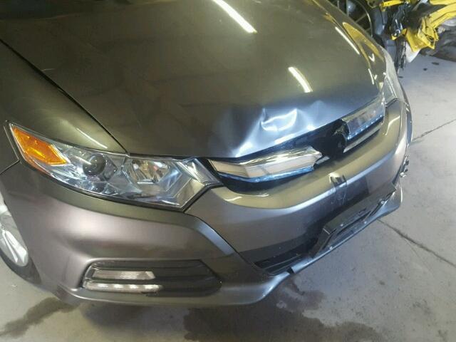 JHMZE2H77DS004397 - 2013 HONDA INSIGHT EX GRAY photo 9