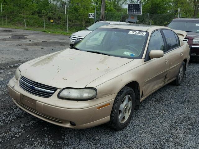 1G1NE52J82M536757 - 2002 CHEVROLET MALIBU LS GOLD photo 2
