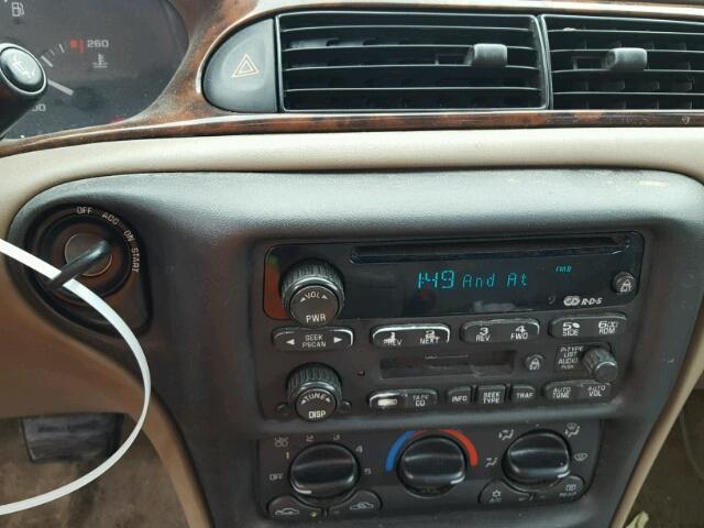 1G1NE52J82M536757 - 2002 CHEVROLET MALIBU LS GOLD photo 9