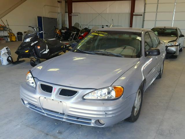 1G2NF52T5YC528480 - 2000 PONTIAC GRAND AM S Mavi foto 2