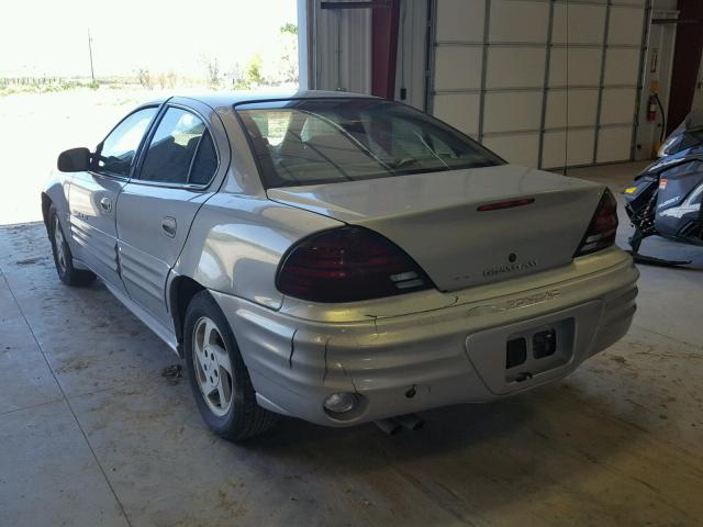 1G2NF52T5YC528480 - 2000 PONTIAC GRAND AM S Mavi foto 3