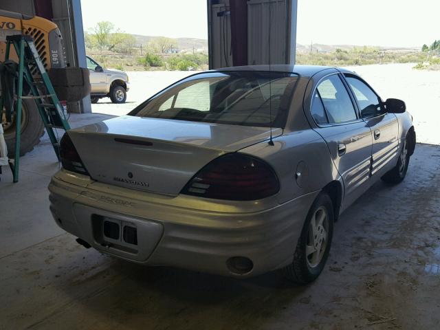 1G2NF52T5YC528480 - 2000 PONTIAC GRAND AM S Mavi foto 4