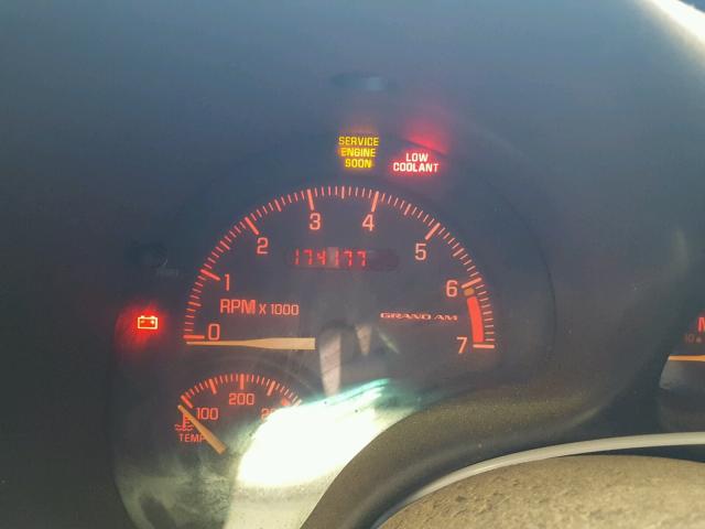 1G2NF52T5YC528480 - 2000 PONTIAC GRAND AM S Mavi foto 8