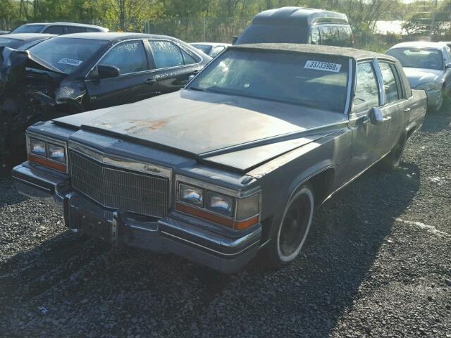 1G6DW698XF9708856 - 1985 CADILLAC FLEETWOOD GRAY photo 2