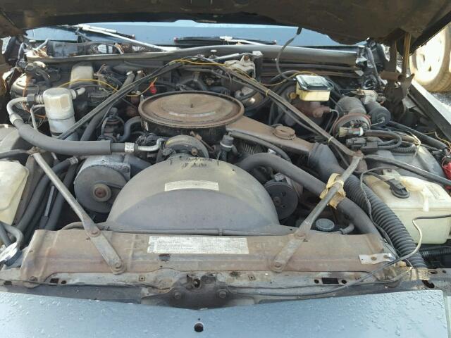 1G6DW698XF9708856 - 1985 CADILLAC FLEETWOOD GRAY photo 7