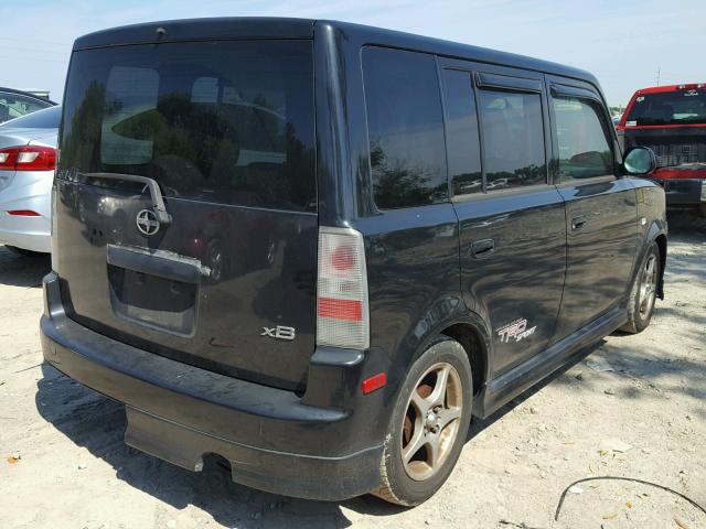 JTLKT324164112930 - 2006 TOYOTA SCION XB BLACK photo 4