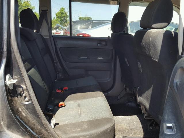 JTLKT324164112930 - 2006 TOYOTA SCION XB BLACK photo 6