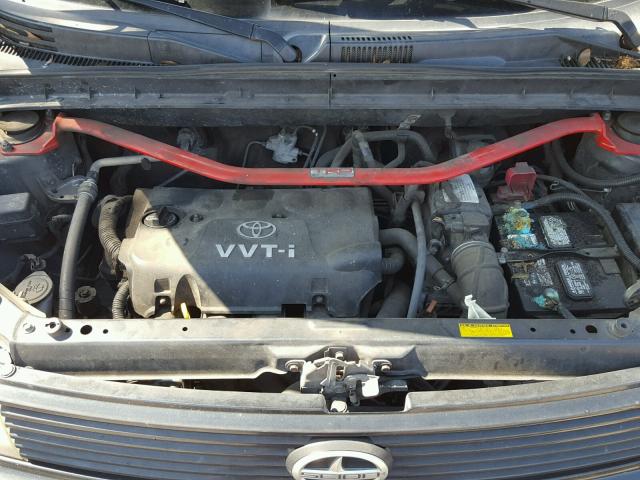 JTLKT324164112930 - 2006 TOYOTA SCION XB BLACK photo 7